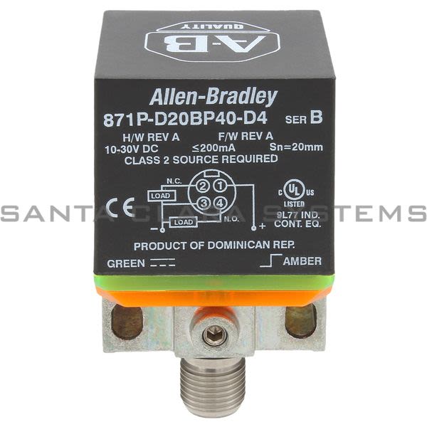 Allen Bradley 871P-D20BP40-D4 Proximity Sensor Product Image