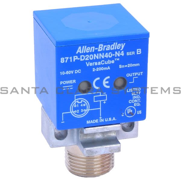 Allen Bradley 871P-D20NN40-N4 Inductive Proximity Sensor Product Image