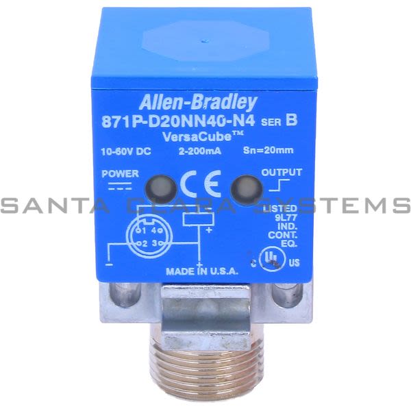Allen Bradley 871P-D20NN40-N4 Inductive Proximity Sensor Product Image