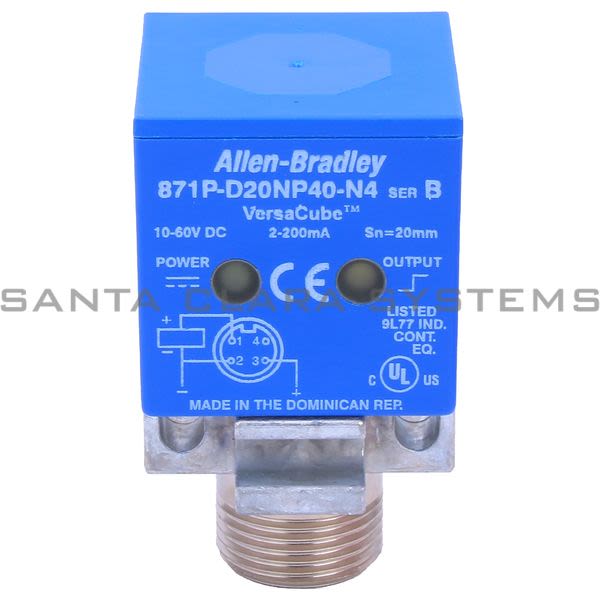 Allen Bradley 871P-D20NP40-N4 Proximity Switch Product Image