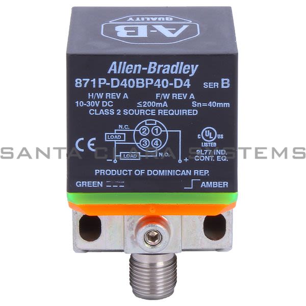 Allen Bradley 871P-D40BP40-D4 Proximity Switch Product Image