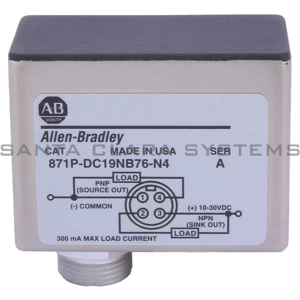 Allen Bradley 871P-DC19NB76-N4 Proximity Sensor Product Image