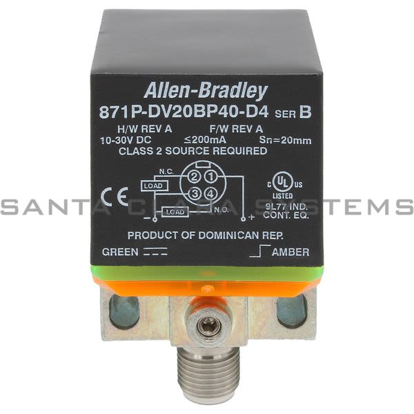Allen Bradley 871P-DV20BP40-D4 Proximity Sensor Product Image