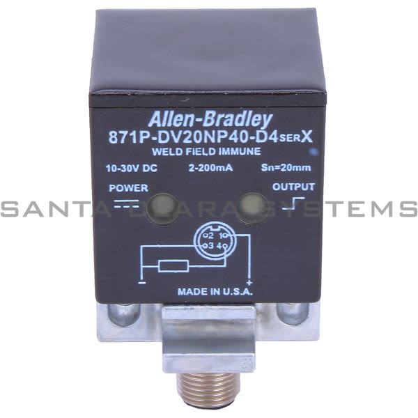 Allen Bradley 871P-DV20NP40-D4 Proximity Switch Product Image