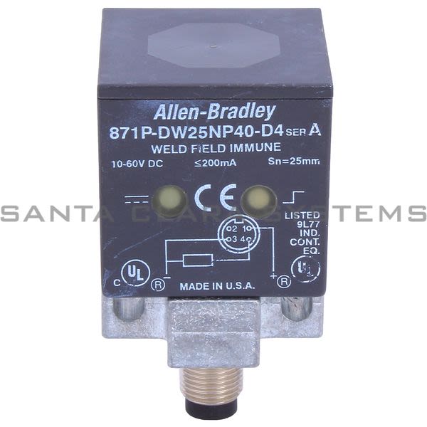 Allen Bradley 871P-DW25NP40-D4 Proximity Sensor Product Image