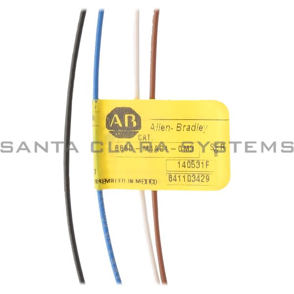 Allen Bradley 888D-M4AC1-0M3 Receptacle | 4-PIN DC Micro QD Product Image