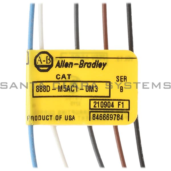 Allen Bradley 888D-M5AC1-0M3 Receptacle Product Image