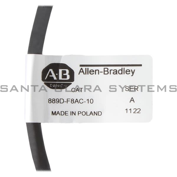 Allen Bradley 889D-F8AC-10 Cordset Product Image