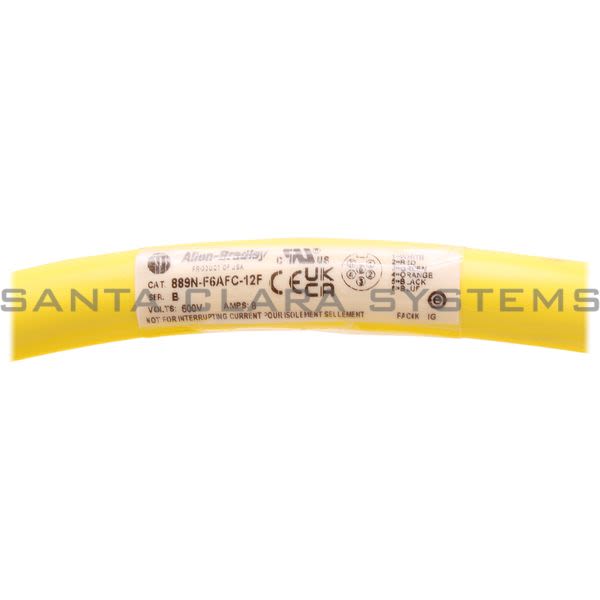 Allen Bradley 889N-F6AFC-12F Cordset Product Image