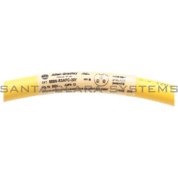 Allen Bradley 889N-R3AFC-20F Cordset Product Image