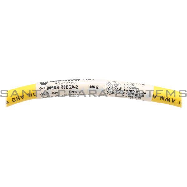 Allen Bradley 889RS-R6ECA-2 QD Cordset Product Image