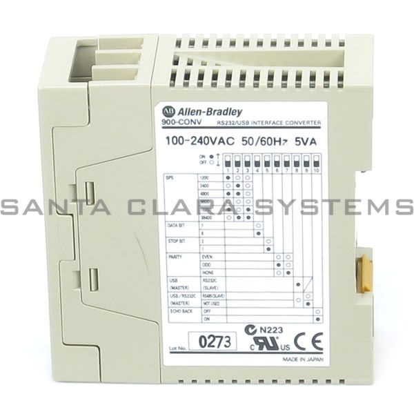 Allen Bradley 900-CONVZ25 RS-232/USB Interfase Converter 100...240 VAC Product Image