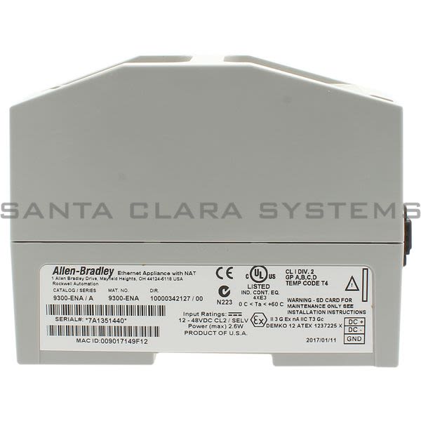 9300ENA Allen Bradley In stock and ready to ship Santa Clara Systems