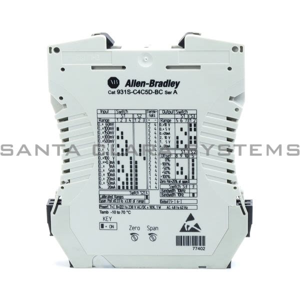 Allen Bradley 931S-C4C5D-BC Signal Conditioner Product Image