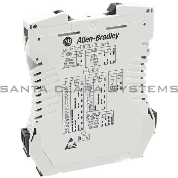 Allen Bradley 931S-F1C2D-DC Standard Signal Conditioner, Frequency Converter, 3-Way Product Image