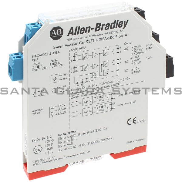 Allen Bradley 937TH-DISAR-DC2 Isolated Barrier Product Image