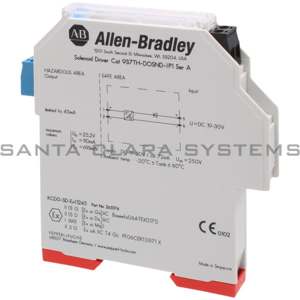 Allen Bradley 937TH-DOSND-IP1 937 Isolated Barrier Product Image