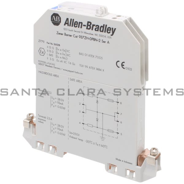 Allen Bradley 937ZH-DPBN-2 Zener Barrier Product Image