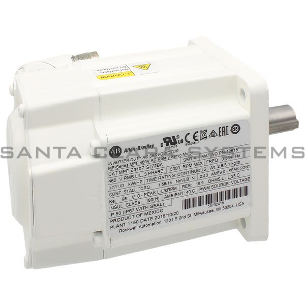 Allen Bradley MPF-B310P-SJ72BA  Servo Motor | Food Grade | PN-12615 Product Image