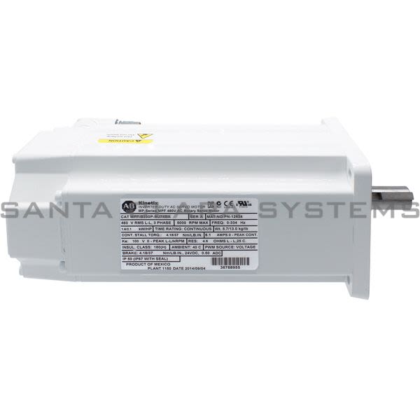 Allen Bradley MPF-B330P-MJ74BA  Servo Motor | Food Grade | PN-12624 Product Image