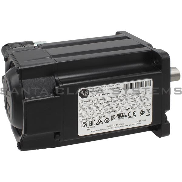 Allen Bradley MPL-A320H-MK72AA Low-Inertia Brushless Servo Motor Product Image