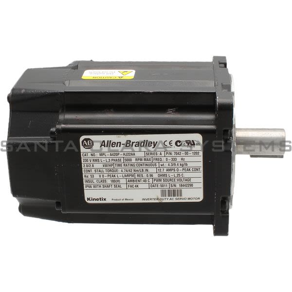 Allen Bradley MPL-A420P-HJ22AA Servo Motor | 7042-00-1202 Product Image