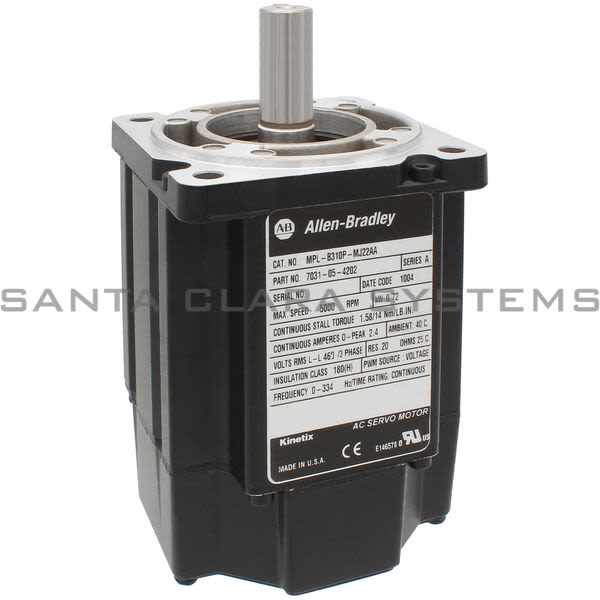 MPLB310PMJ22AA Allen Bradley Servo Motor 7031054202 Santa Clara