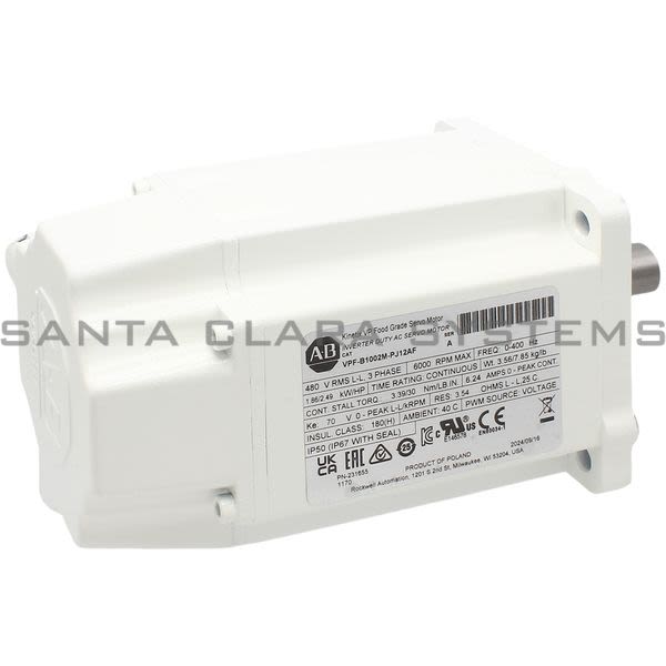 Allen Bradley VPF-B1002M-PJ12AF Food Grade Servo Motor Product Image