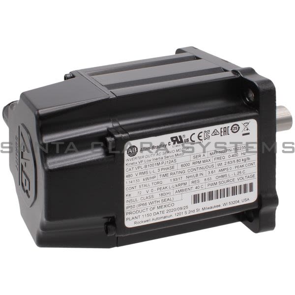 Allen Bradley VPL-B1001M-PJ12AS Servo Motor Product Image