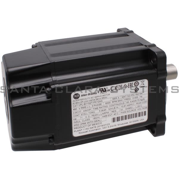 Allen Bradley VPL-B1152T-PK12AA Servo Motor Product Image