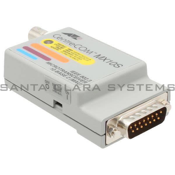 Allied Telesis AT-MX10S Transceiver Micro 12VDC 300ma | AT-MX10S-05 | Allied Telesyn Product Image