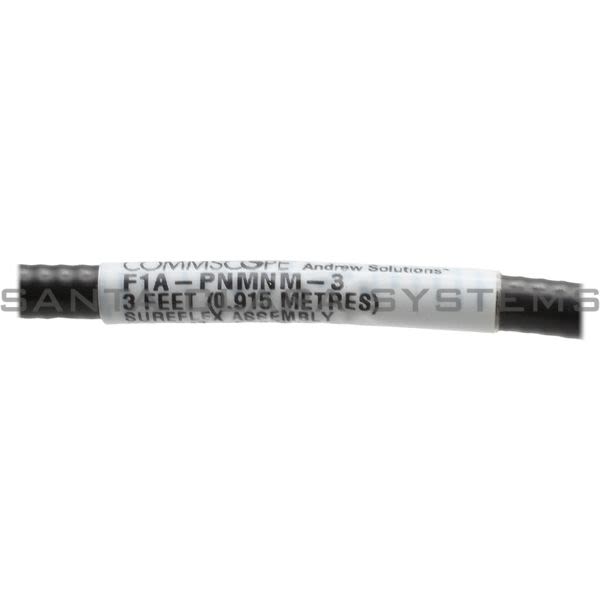 Andrew F1A-PNMNM-3 3' Heliax Jumper Cable | CommScope Product Image