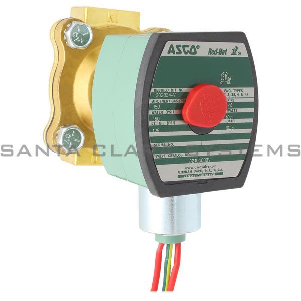 Asco 8210-G033V-120 Solenoid Valve 3/8 Inch Product Image