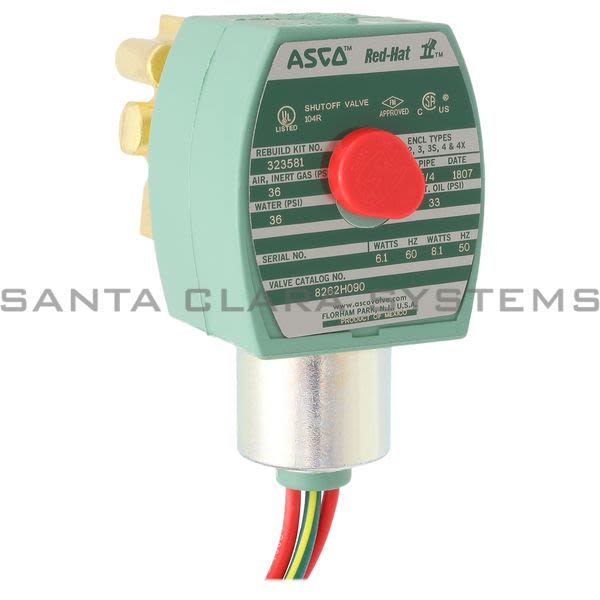 Asco 8262H090-120-60-110-50 Solenoid Valve | 8262H90-120/60,110/50 Product Image