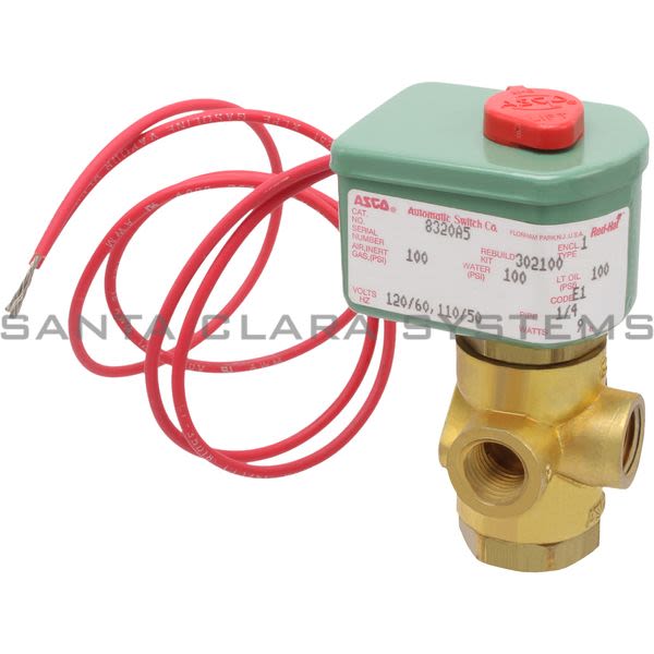 Asco 8320A005-120-60-110-50 Solenoid Valve | 8320A5-120/60,110/50 Product Image
