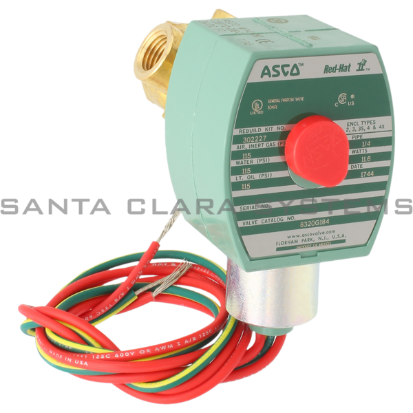 Asco 8320G184-24-DC Solenoid Valve | 8320G184-24/DC Product Image