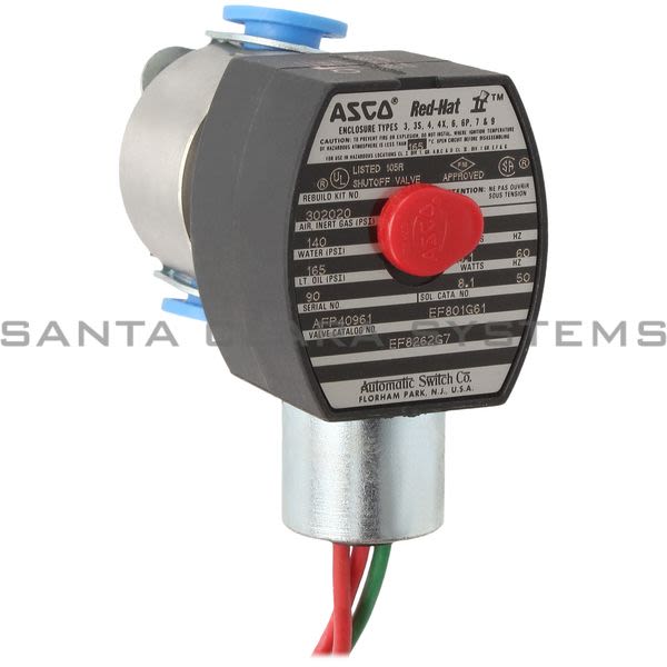 Asco EF8262G007-120-60-110-50 Solenoid Valve | EF8262G7-120/60,110/50 Product Image