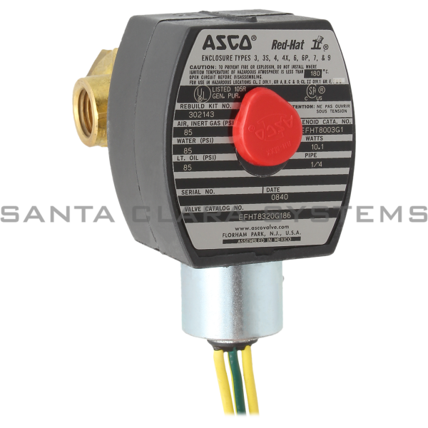 Asco EFHT8320G186-240/60-220/50  Solenoid Valve | EFHT8320G186-240/60,220/50 Product Image