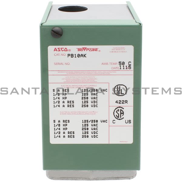 Asco PB10AK Pressure Switch Product Image