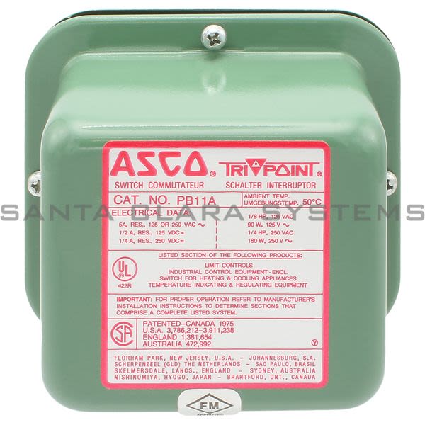 Asco PB11A Switch and Unit Transducer Unit Product Image