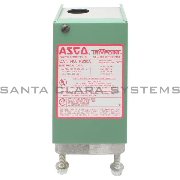 Asco PB30A  Tripoint Pressure Switch Product Image