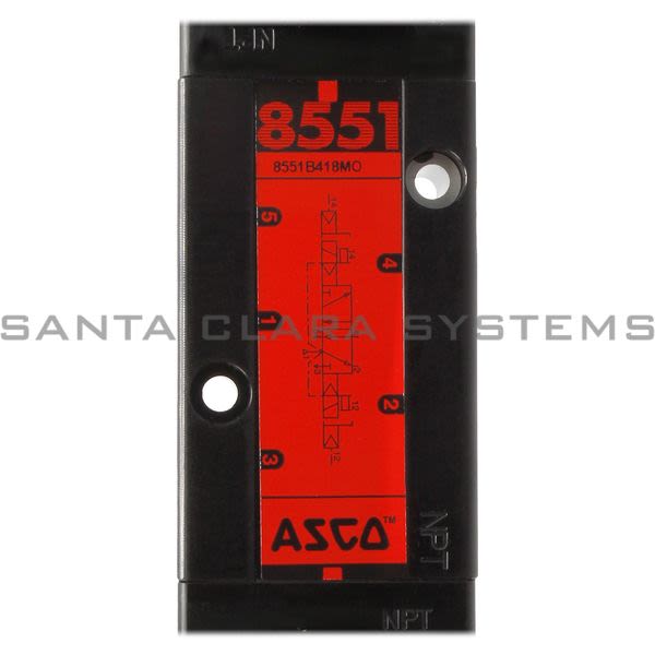 Asco SU8551G418MO-120/60-110/50  Solenoid Valve Product Image