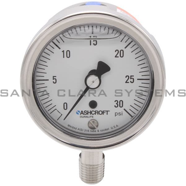 Ashcroft 25-1009-SWL-02L-30 PRESSURE GAUGE Product Image