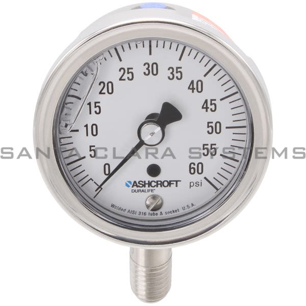 Ashcroft 25-1009-SWL-02L-60 PRESSURE GAUGE Product Image