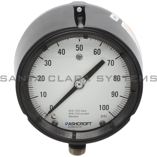 Ashcroft 45-1279-SSL-04L-100 Pressure Gauge Product Image