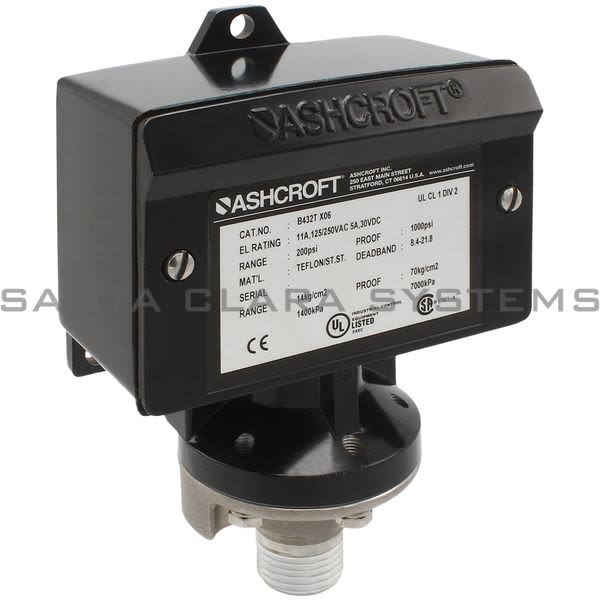 Ashcroft B432TX06 Pressure Switch Product Image