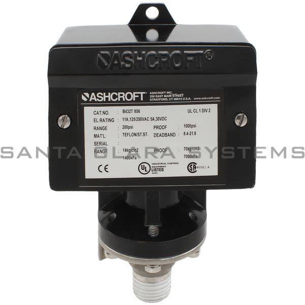 Ashcroft B432TX06 Pressure Switch Product Image