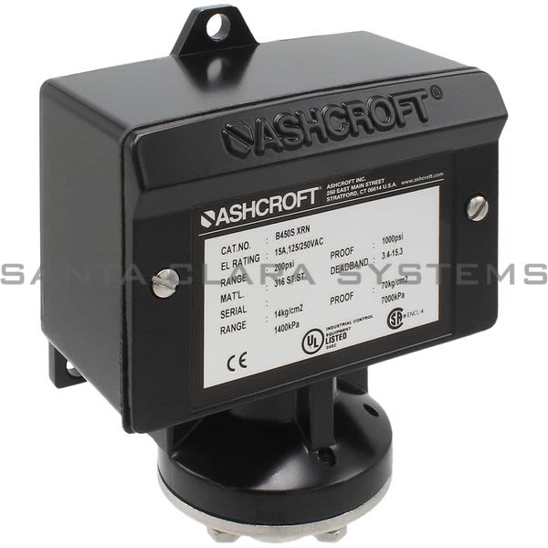 Ashcroft B450SXRN Pressure Switch Product Image