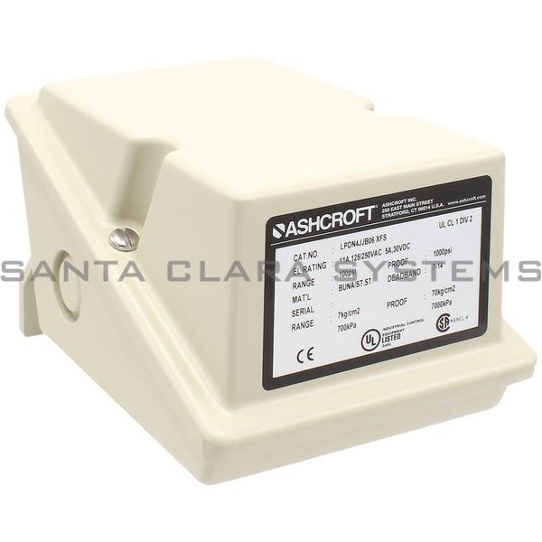 Ashcroft LPDN4JJB06XFS Pressure Switch | 1000 PSI Product Image