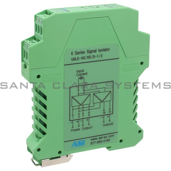 ASI Instruments ASI451124 INTERCONNECT SIGNAL CONDITIONERUGLE-VC/VC/S-1/2DIN RAIL 4-20MA 3-WAY ISOLATION1 INPUT Product Image